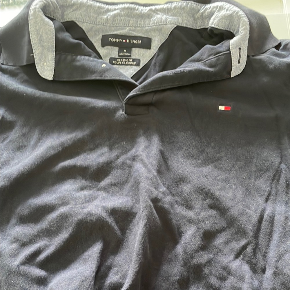 Tommy Hilfiger Men's Black Polo Shirt